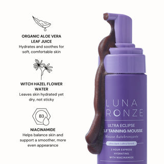 Ultra Eclipse 2 Hour Express Self Tanning Mousse (Dark)