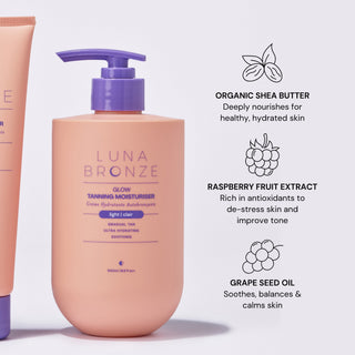 Glow Tanning Moisturizer, Light - Jumbo