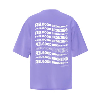 'Feel Good Bronzing' Oversized T-Shirt Merchandise Luna Bronze