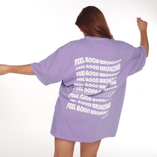 'Feel Good Bronzing' Oversized T-Shirt Merchandise Luna Bronze