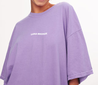 'Feel Good Bronzing' Oversized T-Shirt Merchandise Luna Bronze